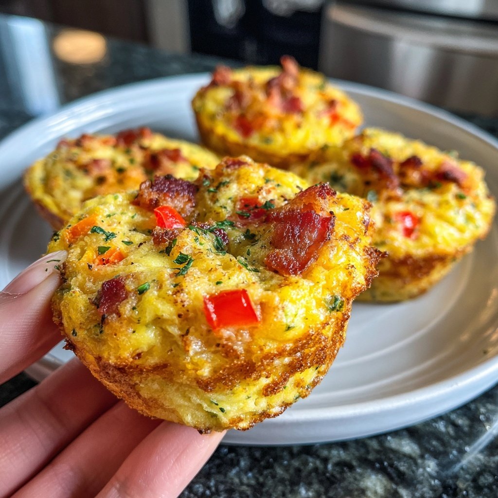 Keto Breakfast Egg Muffins With Bacon
