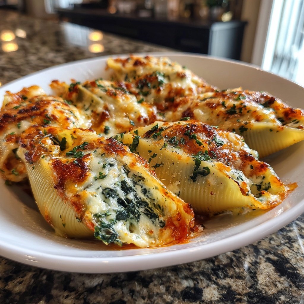 Sunday Veggie Stuffed Shells