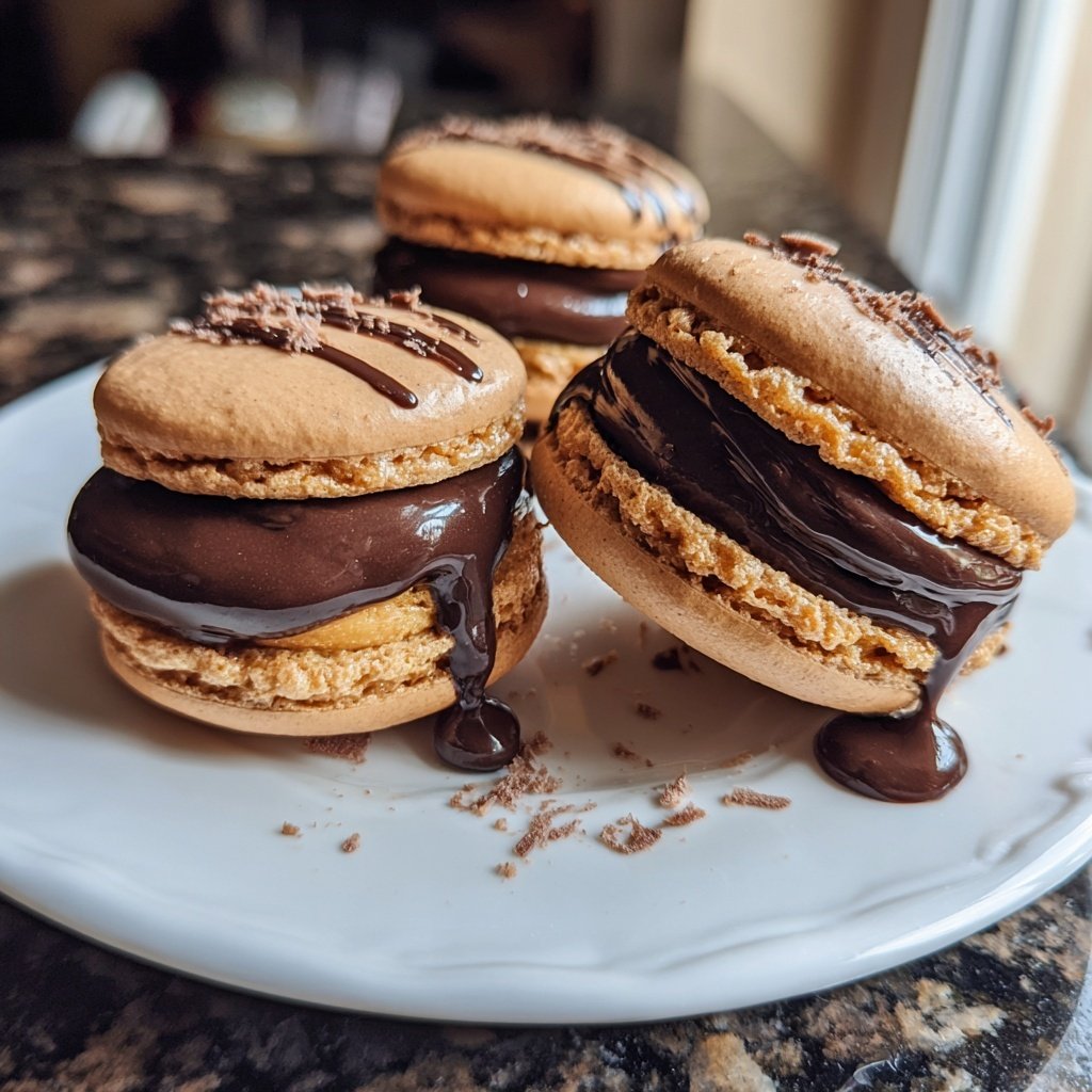 Macarons with Chocolate Ganache