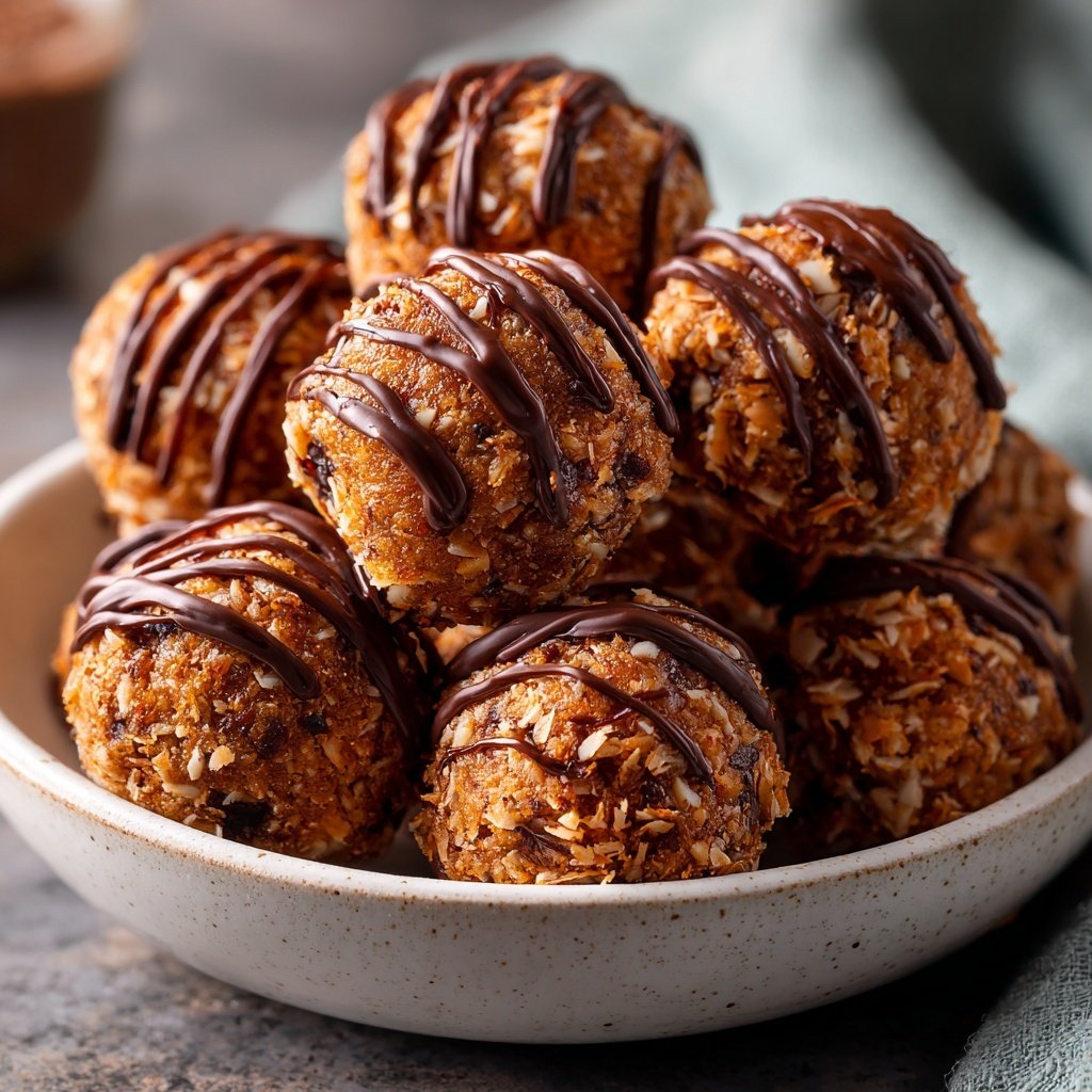 Chocolate Coconut Date Bites