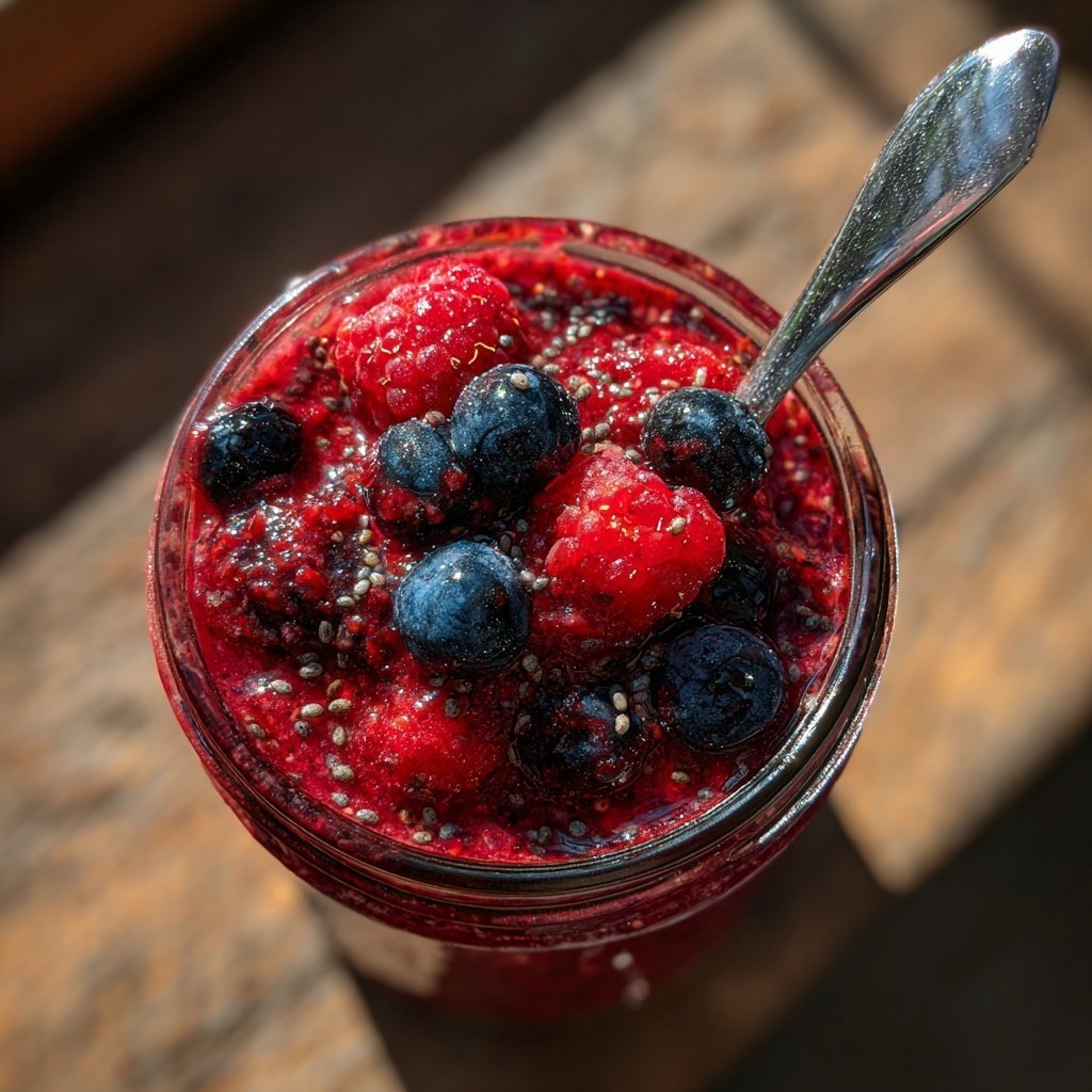 Berry Chia Breakfast Smoothie