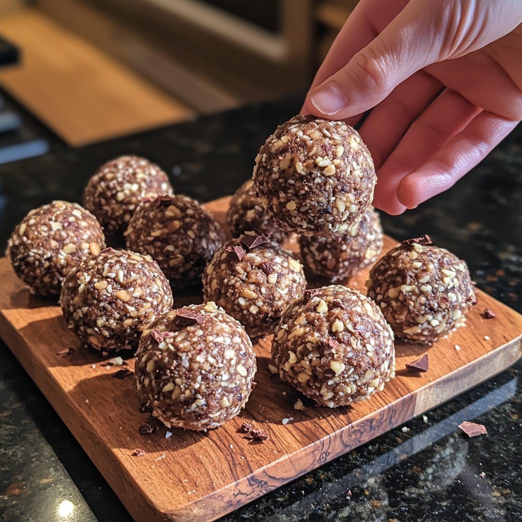 Protein Balls with Cocoa Nibs