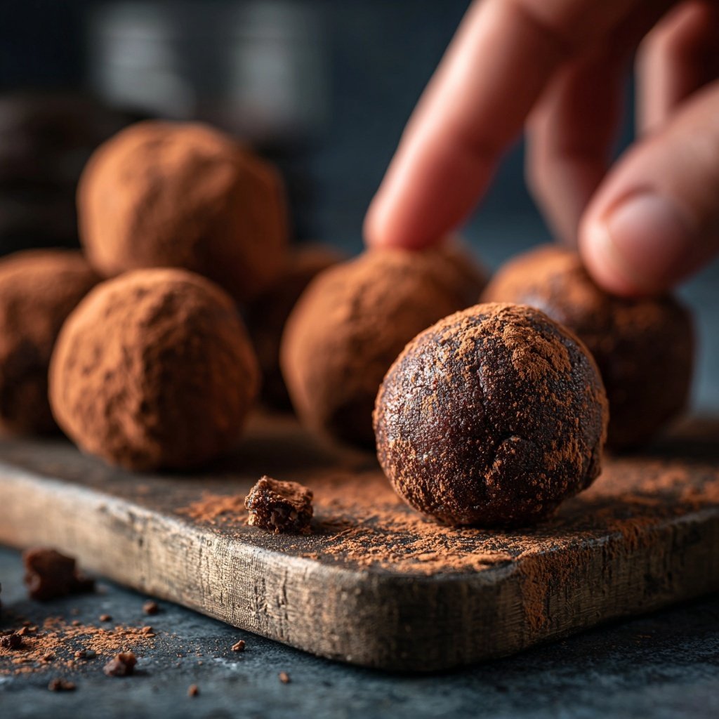Chocolate Date Energy Balls