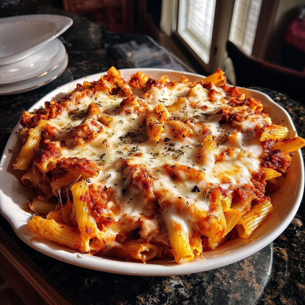 Quick Comfort Food Baked Ziti