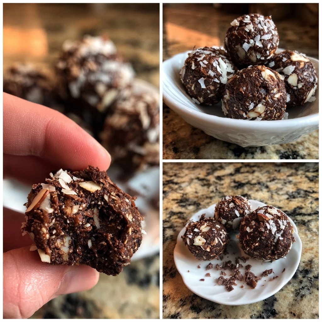 Chocolate Coconut Almond Snack Bites