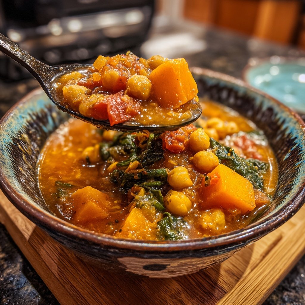Jamaican Sweet Potato and Chickpea Stew